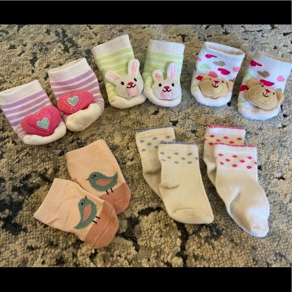 Baby girl socks